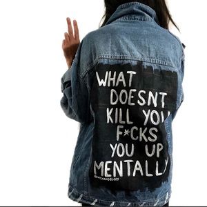 Wren and Glory Oversized Denim Jean Jacket *Limited Edition*